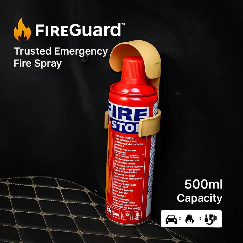 Car Fire Stop - Emergency Fire Response Spray 500ml Each (Pack of 2)